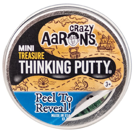 Crazy Aaron's Treasure Surprise Thinking Putty 2" Mini Tin