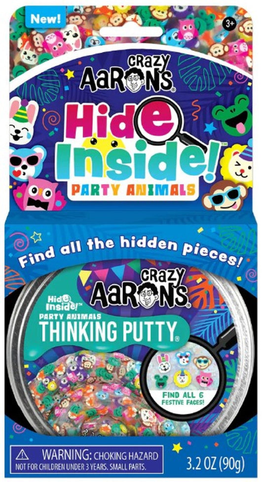 Crazy Aarons Putty Hide Inside Party Animals 90g Tin