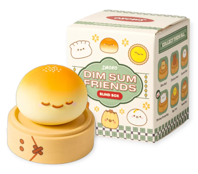 Dim Sum Friends Figure Series Smoko 2.5-Inch Mini-Figure