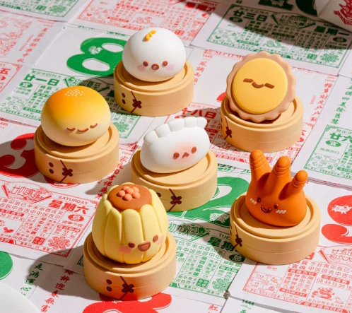 Dim Sum Friends Figure Series Smoko 2.5-Inch Mini-Figure