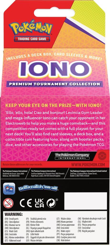 Pokemon TCG Iono premium Tournament Collection