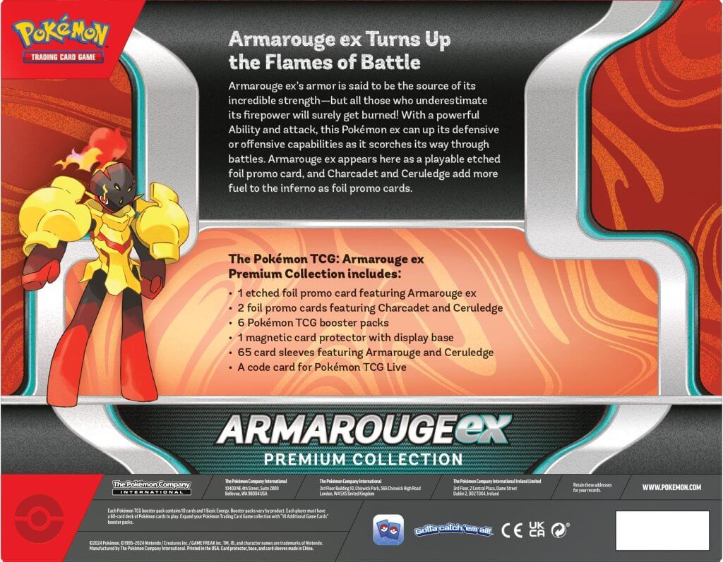 Pokemon TCG Armarouge ex Premium Collection