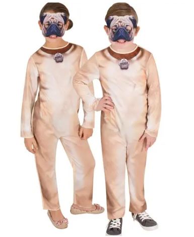 Pug Value Kids Costume 3-5 Years