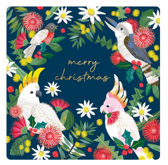 Ovarian Cancer Research Foundation Native Menagerie Charity Boxed Christmas Cards