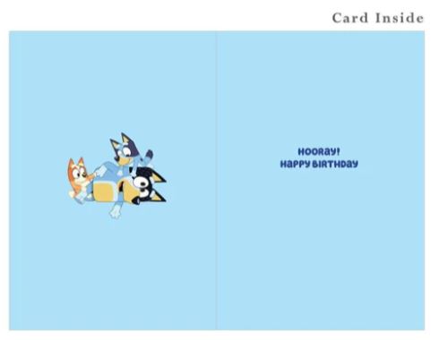 Bluey Birthday Card - Dad