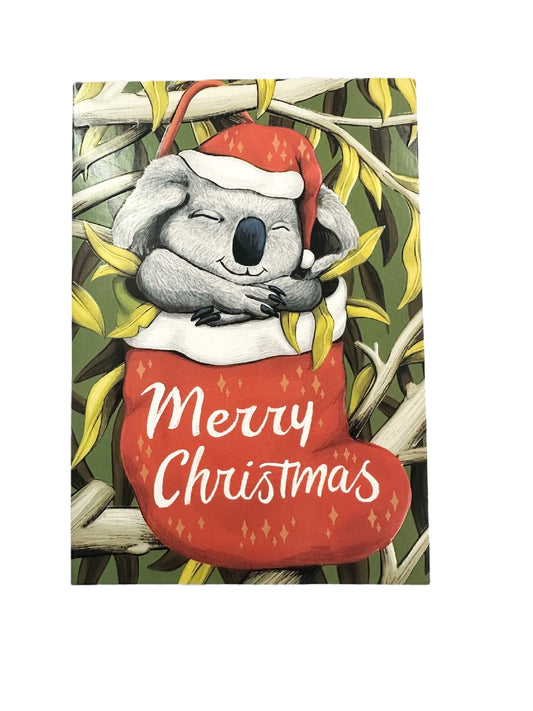 Kids Help Line - Aussie Koala Christmas - 10 Charity Christmas Cards Pack