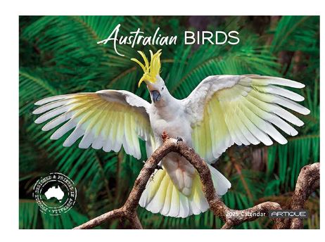 2025 Australian Birds - Horizontal Wall Calendar