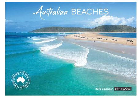 2025 Australian Beaches - Horizontal Wall Calendar