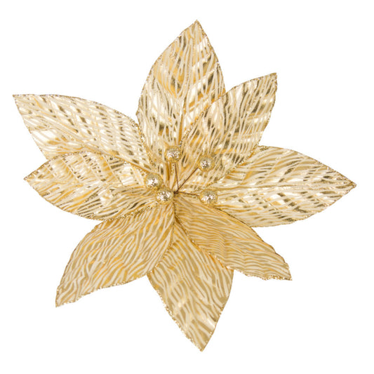 Clip on Magnolia Gold Flower