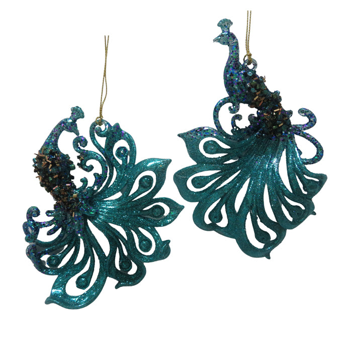 Pluming Peacock Hanging Ornament