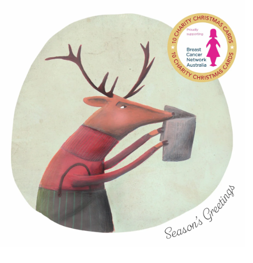 BCNA - Reindeer - 10 Charity Christmas Cards Pack