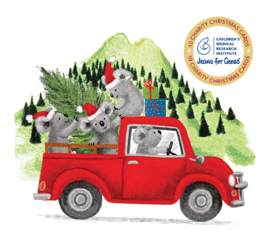 CMRI - Koala Trees - 10 Charity Christmas Cards Pack