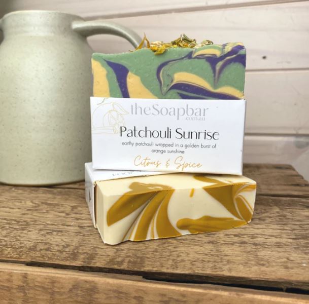 The Soap Bar - Patchouli Sunrise Soap