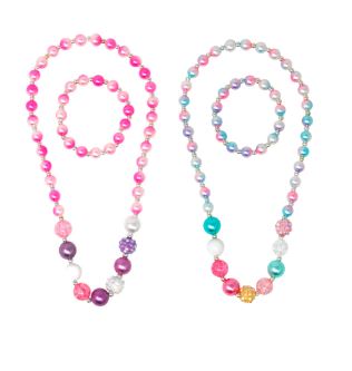 Pink Poppy – My Mermaid Pearl Necklace & Bracelet Set