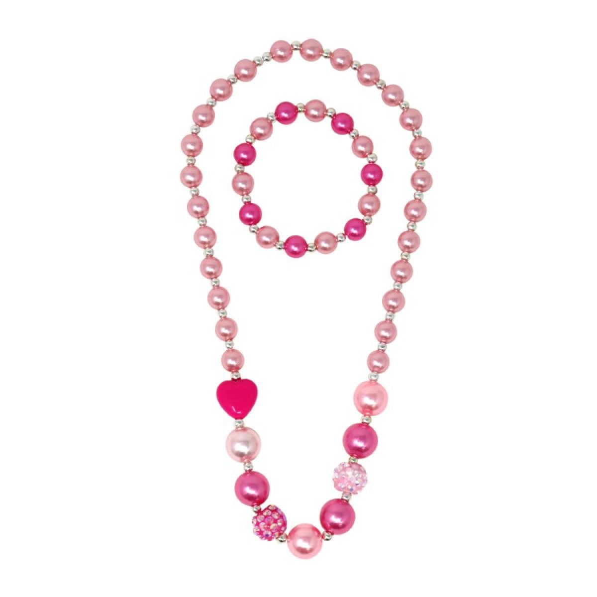 Pink Poppy - Be My Valentine Necklace & Bracelet Set