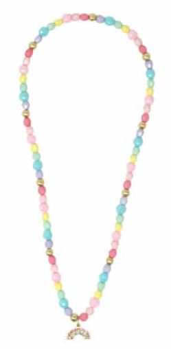 Pink Poppy - Smile Be Happy Rainbow Necklace