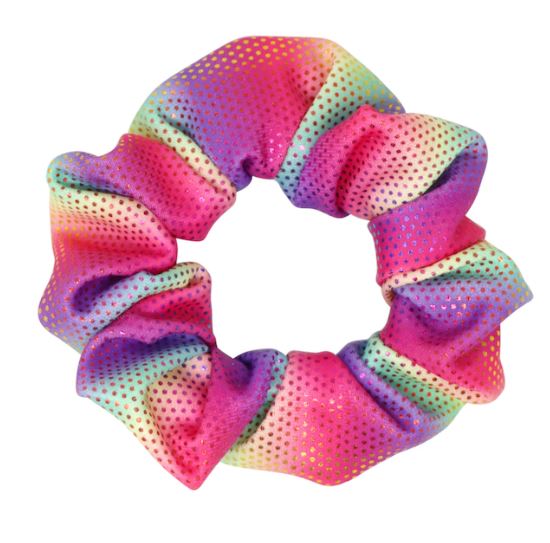 Pink Poppy - Rainbow Butterfly Hair Scrunchie