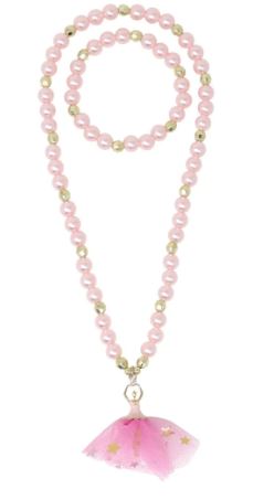 Pink Poppy - Ballerina Charm Necklace