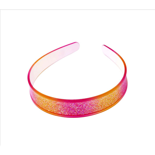 Pink Poppy - Sparkly Glitter Ombre Headband
