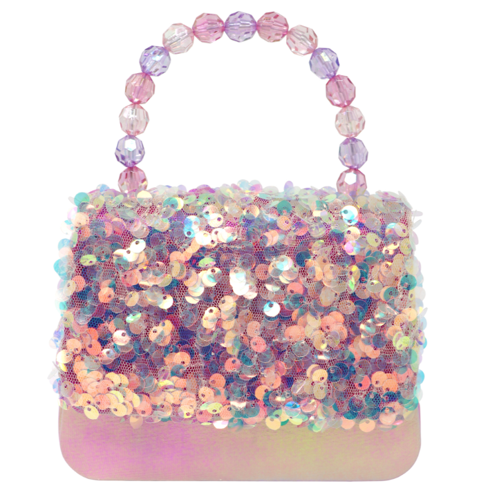 Pink Poppy Dazzling Sequin Handbag