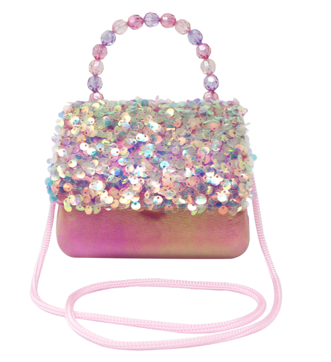 Pink Poppy Dazzling Sequin Handbag