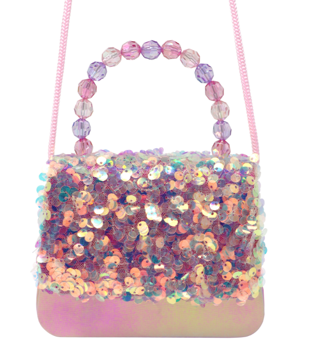 Pink Poppy Dazzling Sequin Handbag