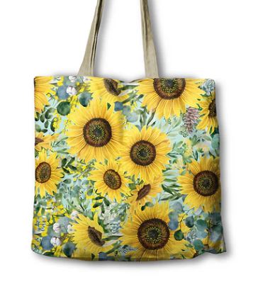 Lisa Pollock Shopping Bag - Sunflower Bright