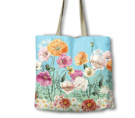 Lisa Pollock Shopping Bag - Summer Poppies