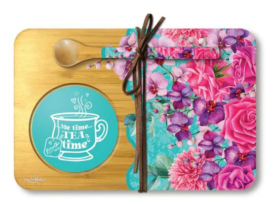 Lisa Pollock Tea time Tray - Rose Bouquet