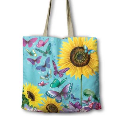 Lisa Polloch Shopping Bag Sunny Butterflies