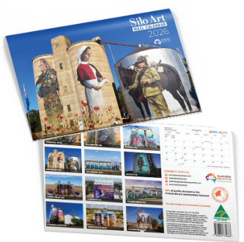 2026 Silo Art Wall Calendar