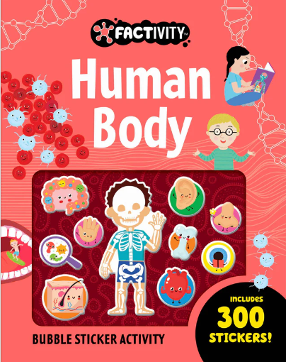 Factivity Human Body Bubble Sticker Activity