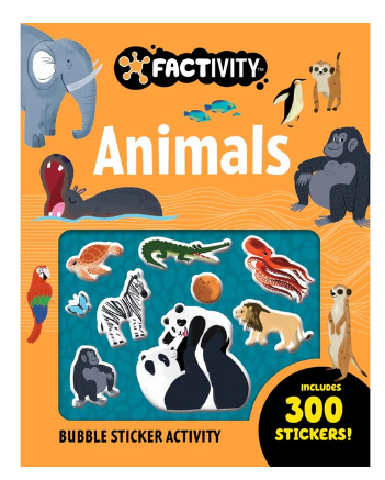 Factivity Animals Bubble Sticker Activity