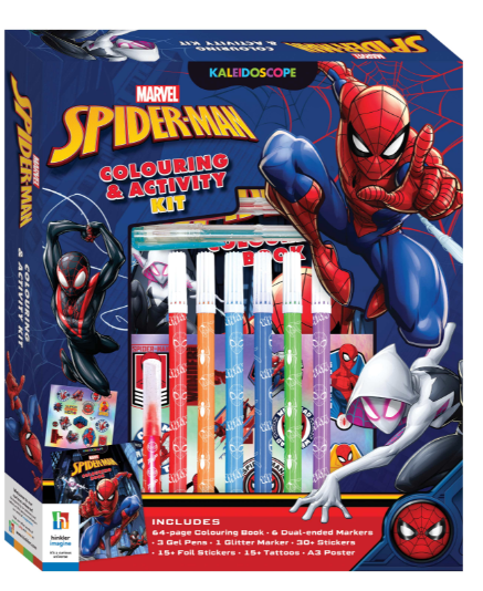 Super Kaleidoscope Spider-Man Colouring & Activity Kit