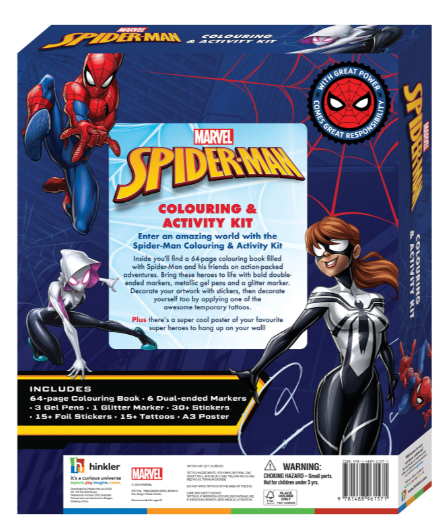 Super Kaleidoscope Spider-Man Colouring & Activity Kit