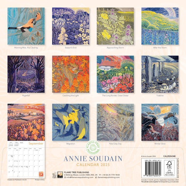 2025 Annie Soudain Wall Calendar