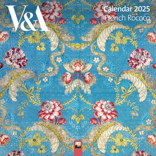 2025 V&A: French Rococo Wall Calendar