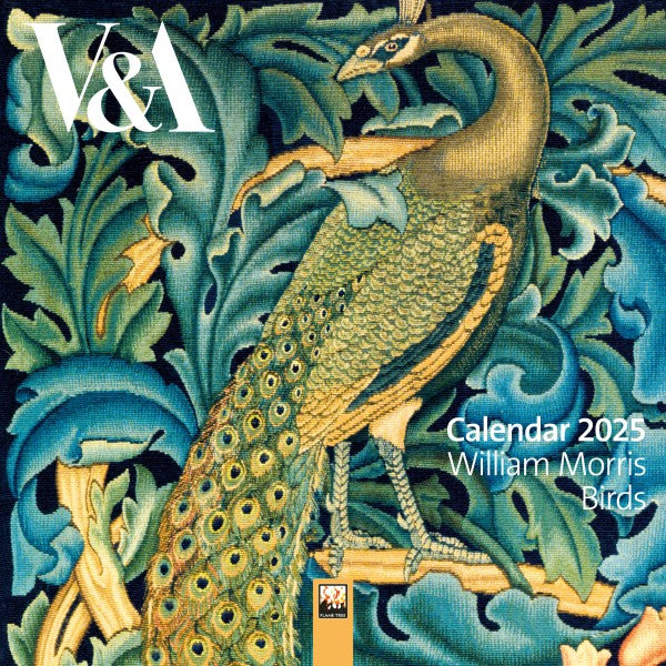 2025 VA  William Morris Birds Mini Calendar