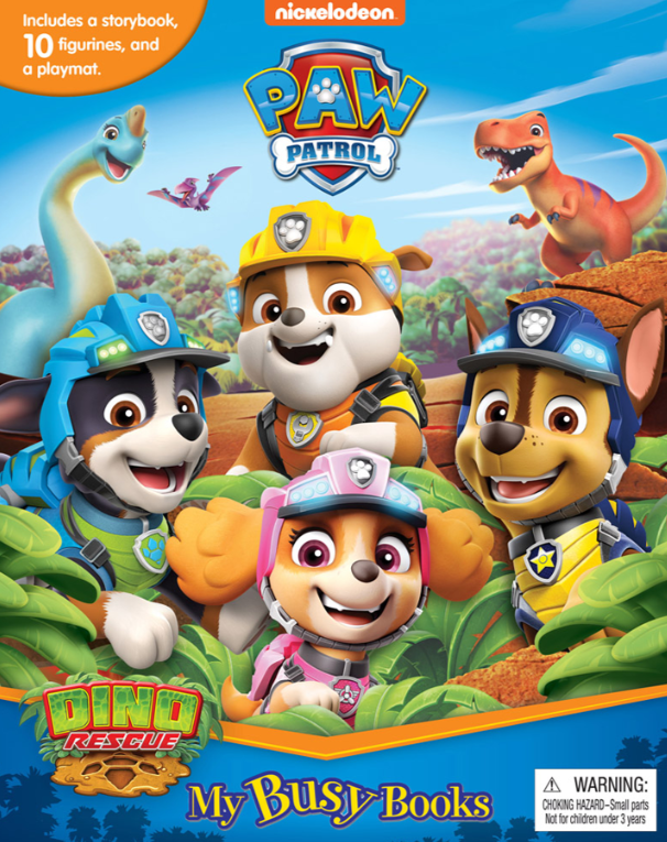 Nick PAW Patrol #3 Dino Rescue My Busy Books