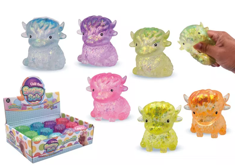 Squishy Highland Cow Glitter