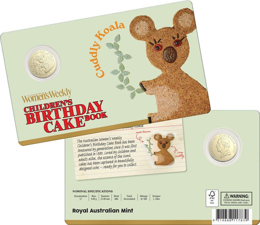 2025 $1 AIBr Uncirculated Coin - Cuddly Koala