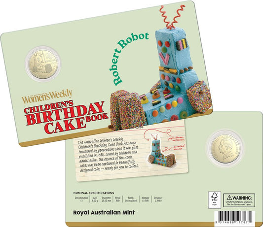 2025 $1 AIBr Uncirculated Coin - Robert Robot
