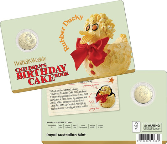 2025 $1 AIBr Uncirculated Coin - Rubber Ducky