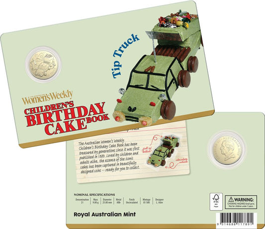 2025 $1 AIBr Uncirculated Coin - Tip Truck